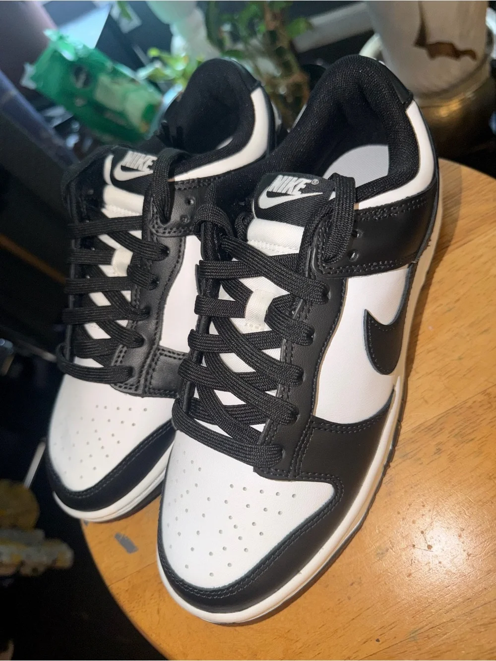 Nike Black and White Low-Top Sneakers